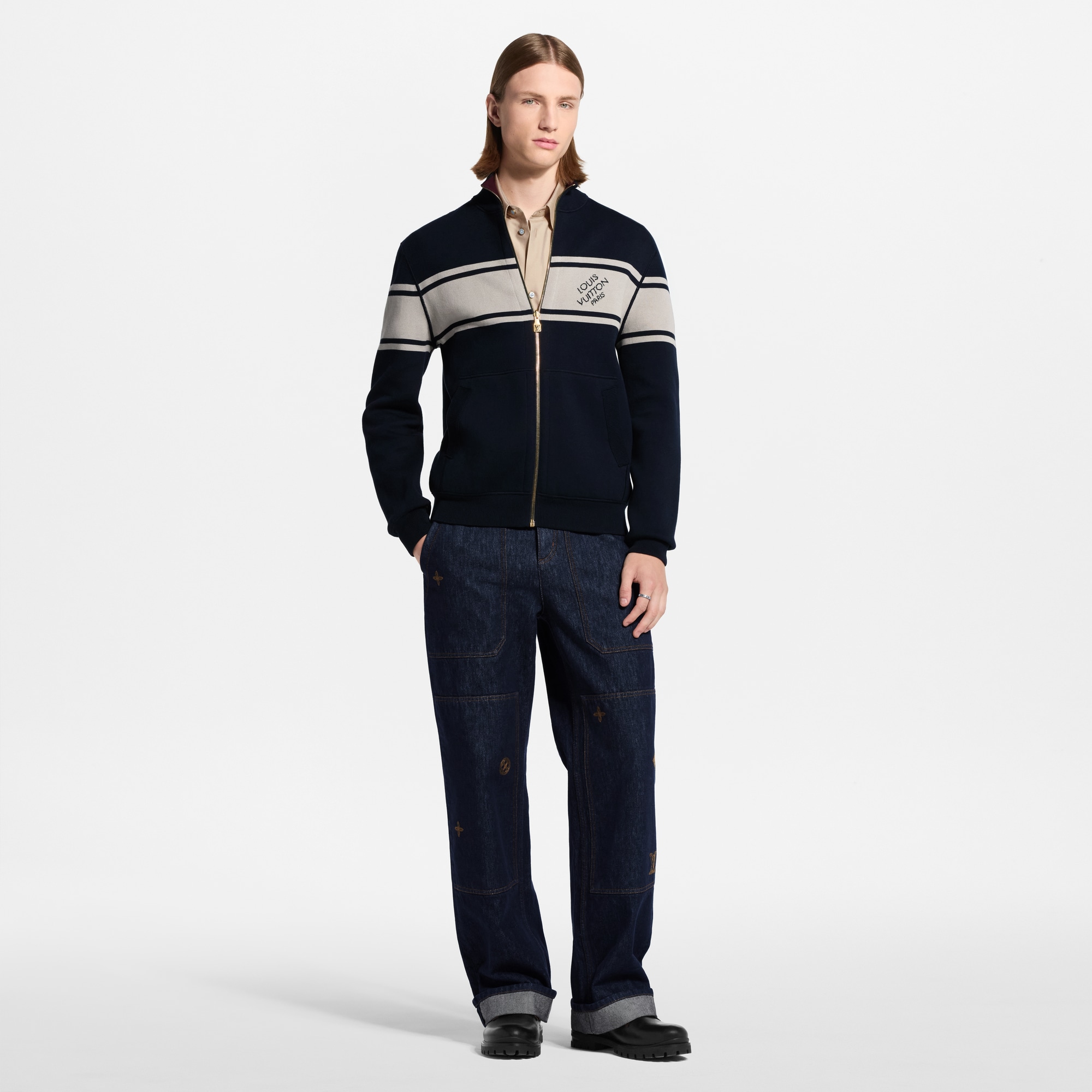 Double Face Reversible Jacquard Track Top - Men - Ready-to-Wear